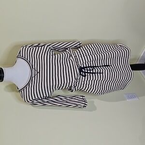 Loft Striped Cotton Dress